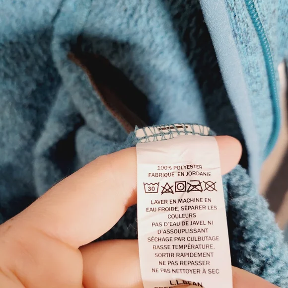 L.L BEAN fleece full zip hoodie - Picture 9 of 9